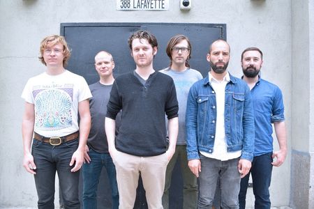 Zach Condon, Beirut, Aaron Arntz, Benjamin Lanz, Kyle Resnick, Paul Collins, and Nick Petree