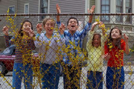 Nekhebet Kum Juch, Manoah Angelo, Imogene Wolodarsky, Ashley Aufderheide, and Uatchet Jin Juch in Infinitely Polar Bear 