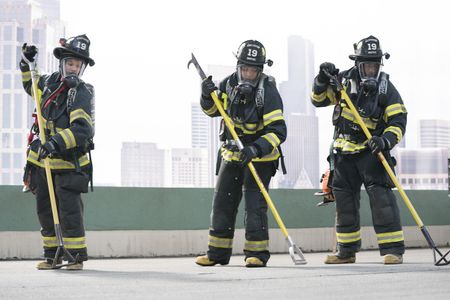 Jason George, Jay Hayden, and Barrett Doss in Station 19 (2018)