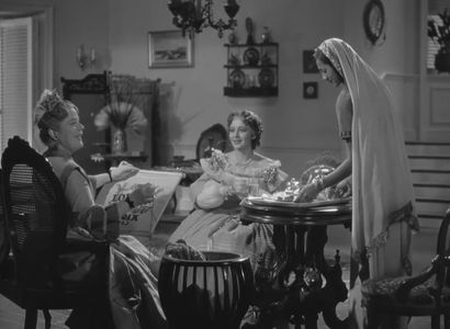 Olivia de Havilland, Spring Byington, and Princess Baba in The Charge of the Light Brigade (1936)