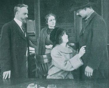 Francelia Billington, Paul Hurst, Jane Wolfe, and Knute Rahm in The Two Runaways (1912)