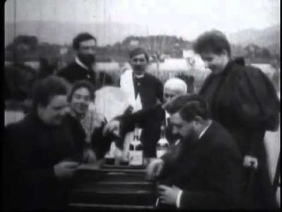 Mrs. Auguste Lumiere, Antoine Féraud, Rose Lumière, Charles Albert Winckler, Juliette Winckler, Pierre Bellingard, and L