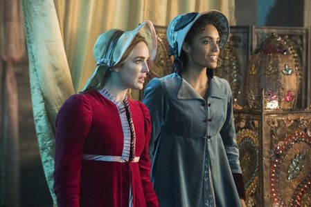 Caity Lotz and Maisie Richardson-Sellers in DC's Legends of Tomorrow (2016)