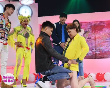 Carmina Villaroel, Zoren Legaspi, Boobay, Pepita Curtis, Luke Conde, and Prince Clemente in Sarap, 'di ba?: Episode #1.1