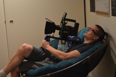 On location filming 