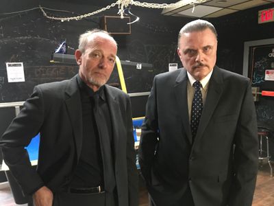 Zenon Zeleniuch as Frank Capizzi with John Reardon in Reign Supreme