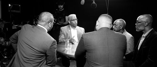 Chad Jackson, Jesse Lee Peterson, Justin Malone, Allen West, Anthony Brian Logan, and Brandon Tatum in Uncle Tom II: An 
