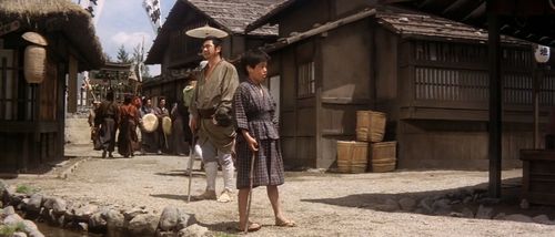 Shintarô Katsu and Masanori Machida in Zatoichi's Vengeance (1966)