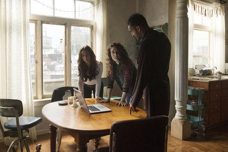 Stella Maeve, Jade Tailor, and Arjun Gupta in The Magicians (2015)