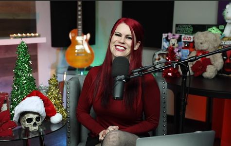 Lacey Sculls hosting the Talk of Love Christmas toy drive, on Storm TV