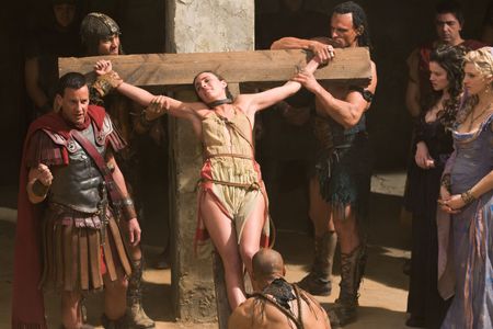 Craig Parker, Viva Bianca, Hanna Mangan Lawrence, Stephen Dunlevy, and Sarah Holder in Spartacus (2010)