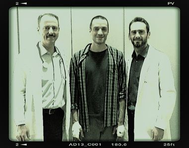 Dimitris Tsilinikos, Andreas Konstantinou, Apostolos Tzoumalakis behind the scenes in 