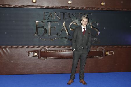 George Shelley at an event for Fantastic Beasts and Where to Find Them (2016)