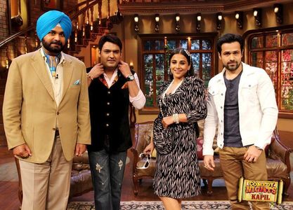 Emraan Hashmi, Vidya Balan, Navjot Singh Sidhu, and Kapil Sharma in Comedy Nights with Kapil (2013)