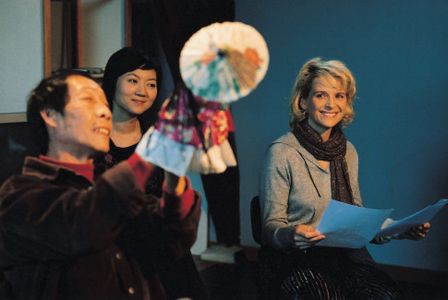 Juliette Binoche and Fang Song in Flight of the Red Balloon (2007)