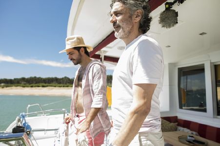 Leonardo Sbaraglia and Marco Antonio Caponi in Suffocated (2023)