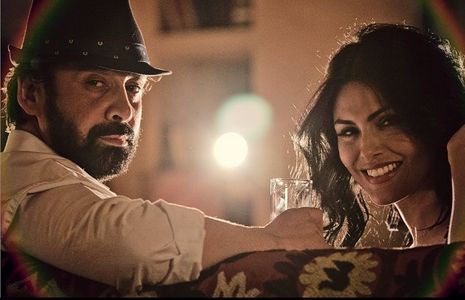 Karim Abdel Aziz and Dareen Haddad in The Blue Elephant (2014)