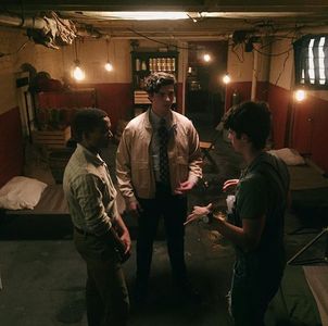 On set of Seeking Shelter (2017)