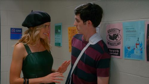 Gianni DeCenzo and Annalisa Cochrane in Cobra Kai: The Good, The Bad, and the Badass (2021)