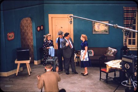 Jackie Gleason, Art Carney, Audrey Meadows, and Joyce Randolph in The Honeymooners (1955)