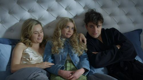 Khobe Clarke, Brec Bassinger, and Megan Best in Midnight Whispers (2023)