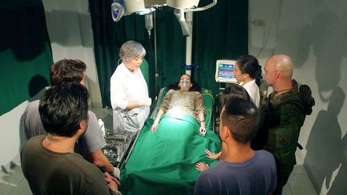Desiree Del Valle and Sandy Aloba in Parasite Island (2019)