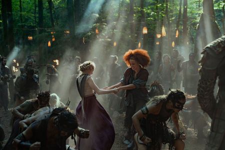 Ellie Bamber and Erin Kellyman in Willow (2022)