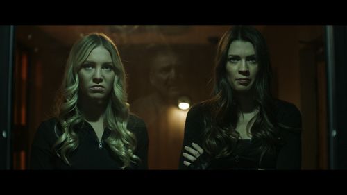 Lauren Staerck and Maria Taylor in Dinosaur Prison