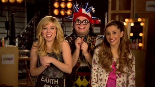 Jennette McCurdy, Ariana Grande, and Allen Waiserman in Sam & Cat: #Lumpatious (2014)