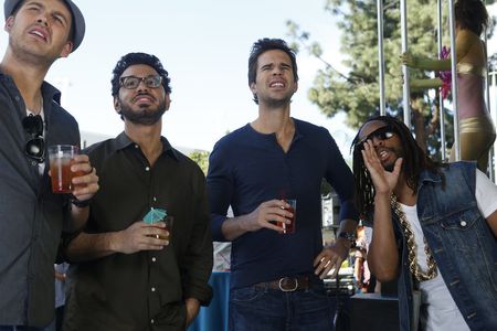 Zach Cregger, Al Madrigal, David Walton, and Lil Jon in About a Boy (2014)