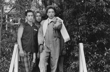 Stephen Baldwin, Pauly Shore, and William Atherton in Bio-Dome (1996)
