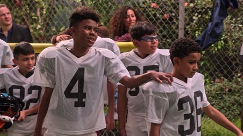 Joachim Powell and Cameron J. Wright in Family Reunion (2019)