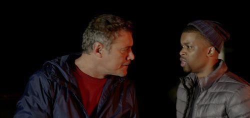 Steven Bauer and Bobby Ray Cauley Jr. in The Lookalike (2014)