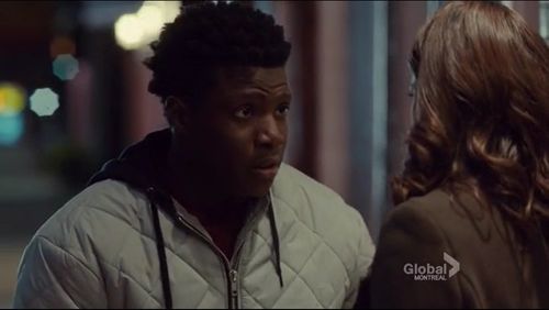 Adrian Walters and Cindy Sampson in Private Eyes(2016)