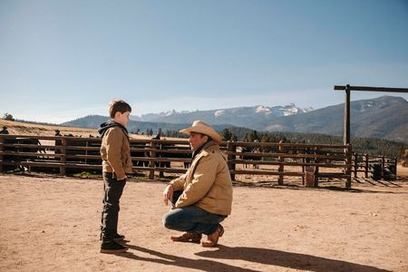 Kevin Costner and Brecken Merrill in Yellowstone (2018)