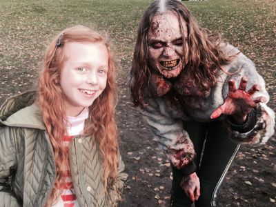 On the set of iZombie