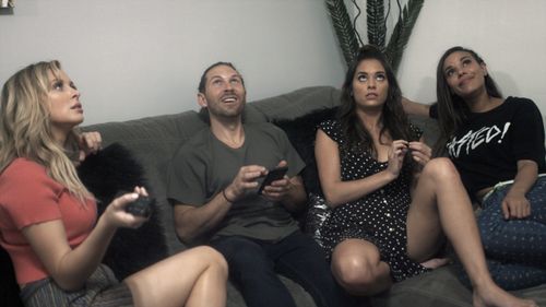Andy Bowles, Kimberley Aria Peterson, Becky Boggs, and Lauren Kay Levy in Damage Control (2019)