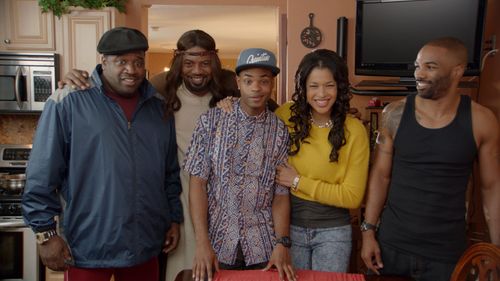 Corey Holcomb, Kali Hawk, Andra Fuller, Gerald 'Slink' Johnson, and Andrew Bachelor in Black Jesus (2014)