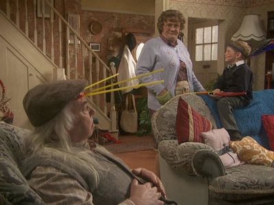 Brendan O'Carroll, Dermot O'Neill, and Jamie O'Carroll in Mrs. Brown's Boys (2011)