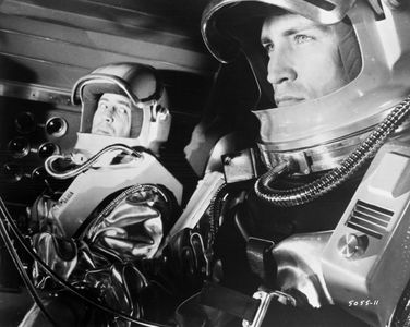 Ian Hendry and Roy Thinnes in Journey to the Far Side of the Sun (1969)