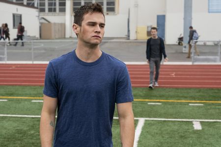 Dylan Minnette and Brandon Flynn in 13 Reasons Why (2017)
