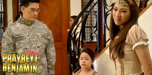 Alex Gonzaga, Richard Yap, and Rhed Bustamante in The Amazing Praybeyt Benjamin (2014)