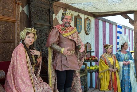 Zlata Adamovská and Petr Stepánek in Korunní princ (2015)