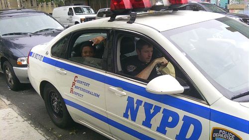 On the movie set of Found in Time