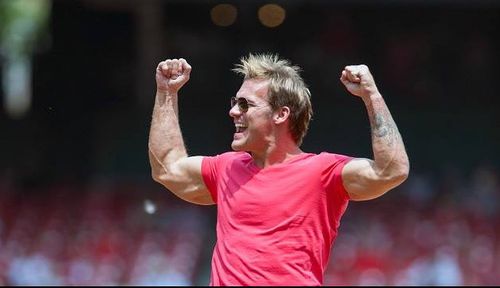 Chris Jericho at an event for AEW Dynamite (2019)