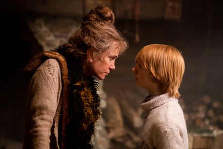 Kristen Wiig and Henry Lawfull in A Boy Called Christmas (2021)
