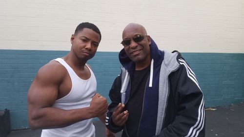 On Set of SNOWFALL w/ Director John SIngleton for the Season 2 Finale