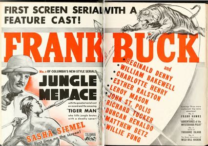 Frank Buck and Sasha Siemel in Jungle Menace (1937)