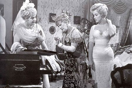 Marilyn Monroe, Margot Lister, and Sybil Thorndike in The Prince and the Showgirl (1957)