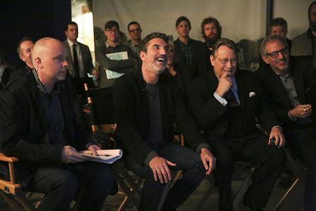 Lee Aronsohn, Chuck Lorre, Don Reo, and Jim Patterson in Two and a Half Men (2003)